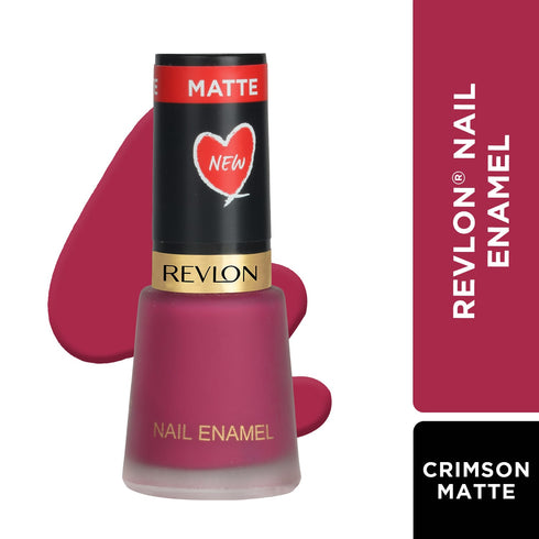 Revlon Nail Enamel-Crimson Matte 8ml
